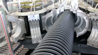 Высокоскоростной Двухслойный гофрированный пластик ПНД экструзия ПВХ линия/Экструзионная линия для труб/Пластиковые дрен