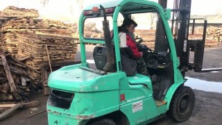 Работа погрузчика