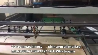 Полуавтоматический ламинатор с флейтой для картона