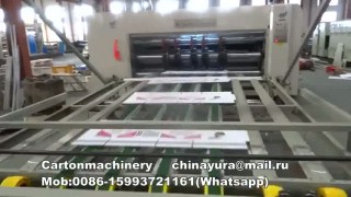 Станок рилевочно-резательные для гофрокартона с печатью