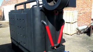 Котел 300 кВт на опилках и дровах с ручной загрузкой