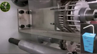 Машина для упаковки гибких бумажных трубочек в бумагу или пленку