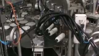 Автомат АДНК 39Д-4 четырехрядный для фасовки в пластиковые стаканы