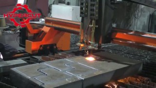 Раскрой 155 мм металлического листа на HyperСut FP2060