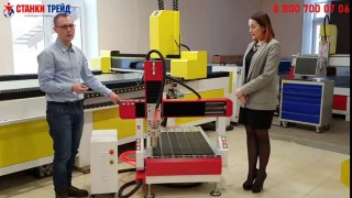 Видеообзор на фрезерный станок ЧПУ 600*900