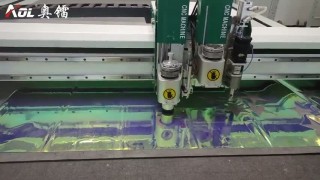 Инструмент Тангенциальный нож. Резка на широкоформатном плоттере AOL