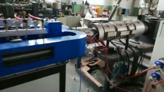 Линия для производства пэ трубы/Экструзионная линия для гофротрубы/Оборудование по производству трубы14