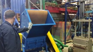 Дробилка для мягкого пластика (с пневмовыгрузом)