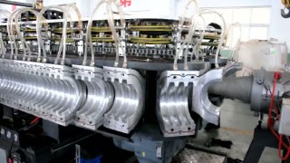 Высокоскоростная линия для производства однослойных гофротруб
