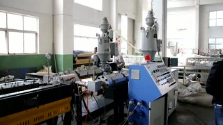 Производственная линия для изготовления двухслойной гофротрубы из ПЭ