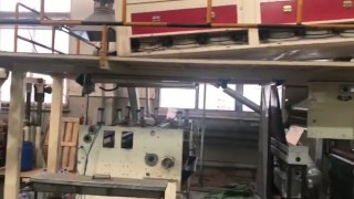 Термо-клеевая валковая машина для нанесения жидкого клея на полиэтиленовую пленку