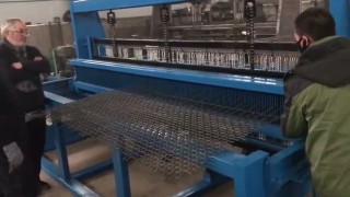 Автоматическая линия для плетения сетки