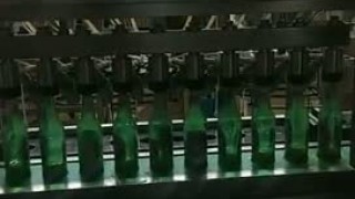 Линия розлива в стеклянные бутылки
