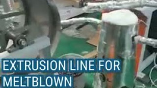 Экструзионная линия производства нетканого материала Мельтблаун