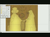 Мастер изучение ван Эйк Arnolfini двойной портрет с помощью Artcam.