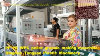 Параллельная двухшнековая грануляционная линия для производства гранулов ПЭ древесно-полимерного композита