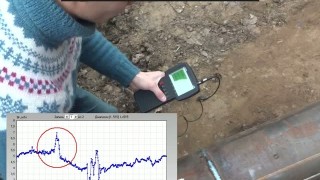 Обследование участка трубопровода сканером механического напряжения металла ИН-02