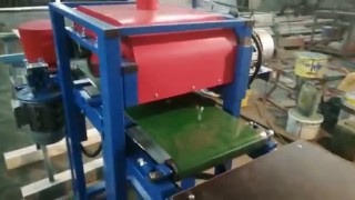 Шлифовальный станок с лепестково-щёточными барабанами СВАРОГ 3-300 трехсторонний с автоподачей