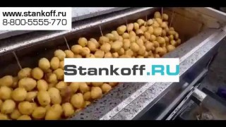 Машина мягкой мойки-полировки картофеля МЩМП