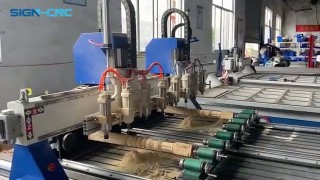 Фрезерный станок с чпу по дереву с 8 поворотный оси для круглых изделий