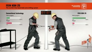 Ручные дрели для корончатого сверления серии FEIN KBH