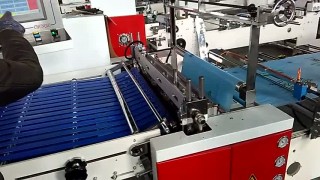 пакетоделательная машина для производства пакетов с боковым швом, с вырубной ручкой, с усилением ручки