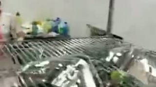 Линия для распыления краски на пластмассовых изделиях 