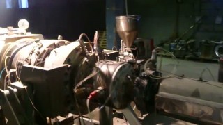 Экструзионная линия для производства ПЭ трубы