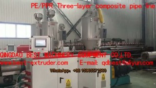 Экструзионная линия по производству трехслойных труб из PE-PPR