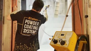 Ручная установка нанесения порошковой краски В400.