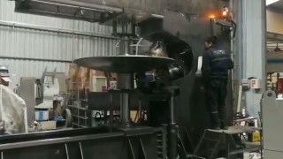 Пресс для производства днищ/ фланжировочный пресс54