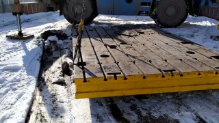 Плита монтажная с Т-образными пазами 4000х2500х300