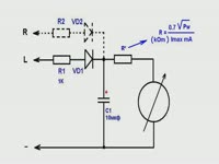 Обзор - Стрелочный индикатор выходной мощности