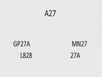 Инструкция к применению - Элементы питания A27