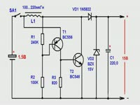 Инструкция к применению - Повышающий преобразователь напряжения 1.5В - ...