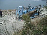 Бурение скалы установкой ГНБ