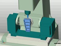 Mastercam X 5 и симуляция машины на 5-осевой части демо