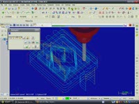 Фрезерные с ЧПУ операции с помощью создания MasterCAM & G-кода.
