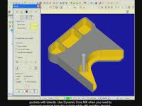 Mastercam X 5 динамических фрезерование