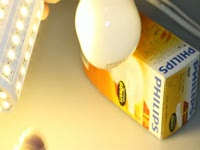 Сравнение светодиодной лампы и лампы накаливания 60Вт