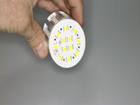 Лампа светодиодная E27 60SMD 5050 warm white