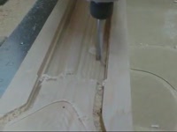 Гитара шеи CNC машина резки с Solidworks, Mach 3 и Mastercam