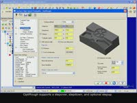 Mastercam X 5 мельница 3D высокой скорости Toolpath: Optirough