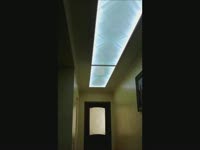 Витраж в технике глубокой гравировки стекла