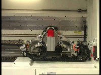 Обкатка панелей высотой до 100мм на кромкооблицовочном станке IMA