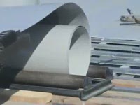 Кровельный станок СФП-700 на реальном объекте