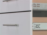 Features + dimensions of ball-bearing full extension runners: Do-It-Yourself with Hettich