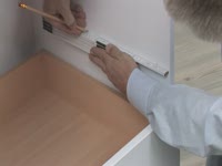 Mounting of ball-bearing partial extension runners for 27 mm groove: Do-It-Yourself with Hettich