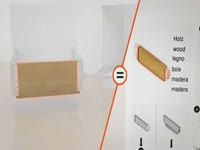 Assembly of SERVO-DRIVE for the waste bin pull-out