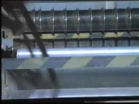 Демонстрация станка для продольного раскроя шпона